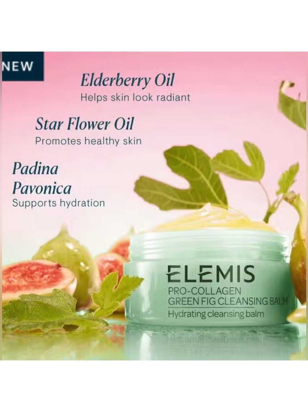 Elemis Pro-Collagen GREEN FIG Cleansing Balm | NEW | Hydrating Cleansing Balm - Picture 2 of 12